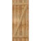 Ekena Millwork Joined Board-n-Batten Shutters w/Z-Bar, Rough Sawn Western Red Cedar, 21 1/2W x 53H, PR RBJ06Z21X053RWR - alternate 5